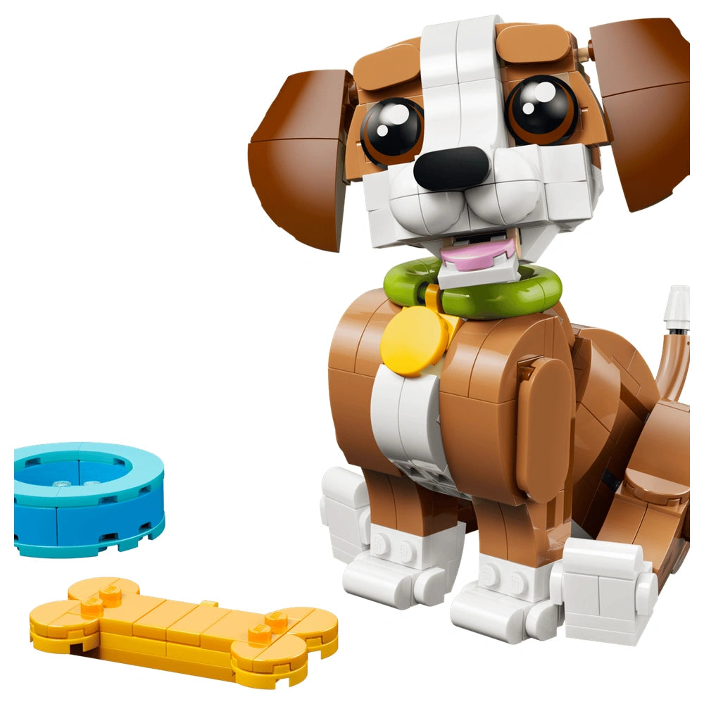LEGO - Creator 3 in 1 - Cute Animals: Playful Puppy Dog - Construction Set Toys - 31382