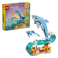 LEGO - Creator 3 in 1 - Sea Animals: Beautiful Dolphins - Construction Set Toys - 31385