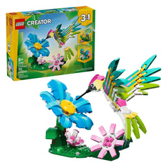 LEGO - Creator 3 in 1 - Wild Animals: Colorful Hummingbird - Construction Set Toys - 31384