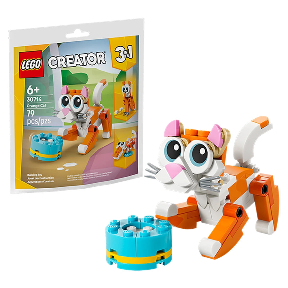 LEGO - Creator - Orange Cat - Construction Set Toys - 30714