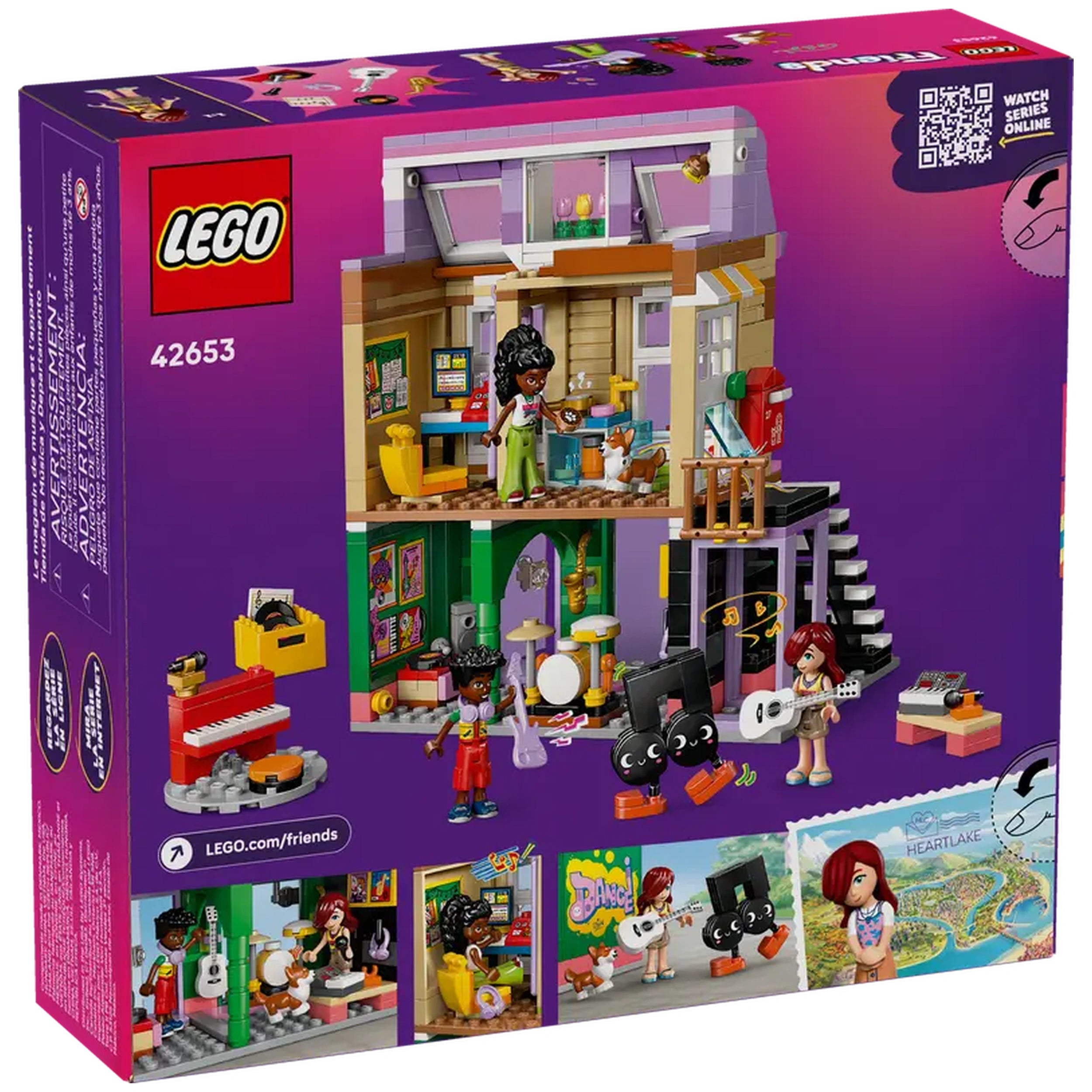 LEGO Friends - Magasin de musique et appartement - Jouets de construction