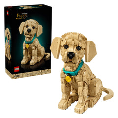 Set de construction LEGO - Chiot Golden Retriever - 18+ mois - Avancé