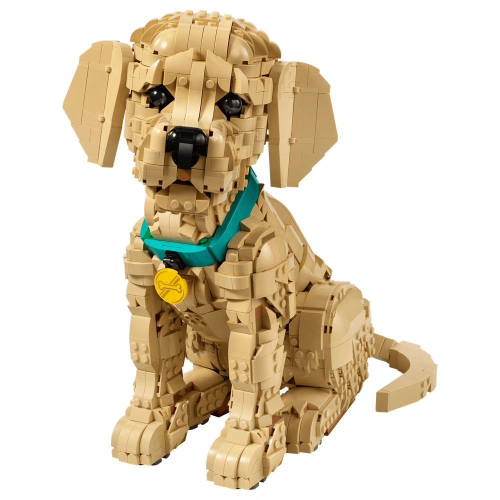 Set de construction LEGO - Chiot Golden Retriever - 18+ mois - Avancé