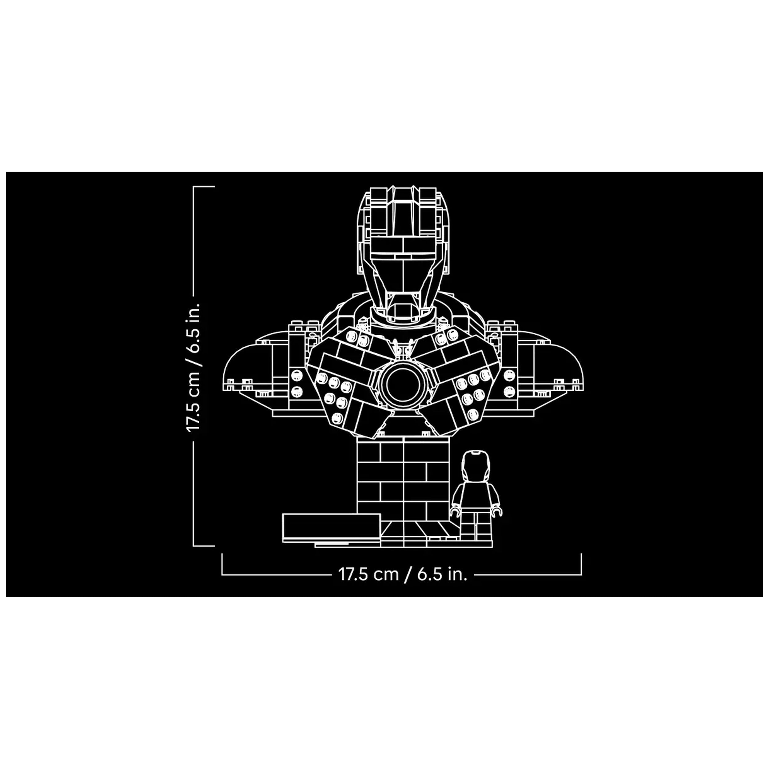 LEGO - Iron Man MK4 Bust - Construction Set Toys