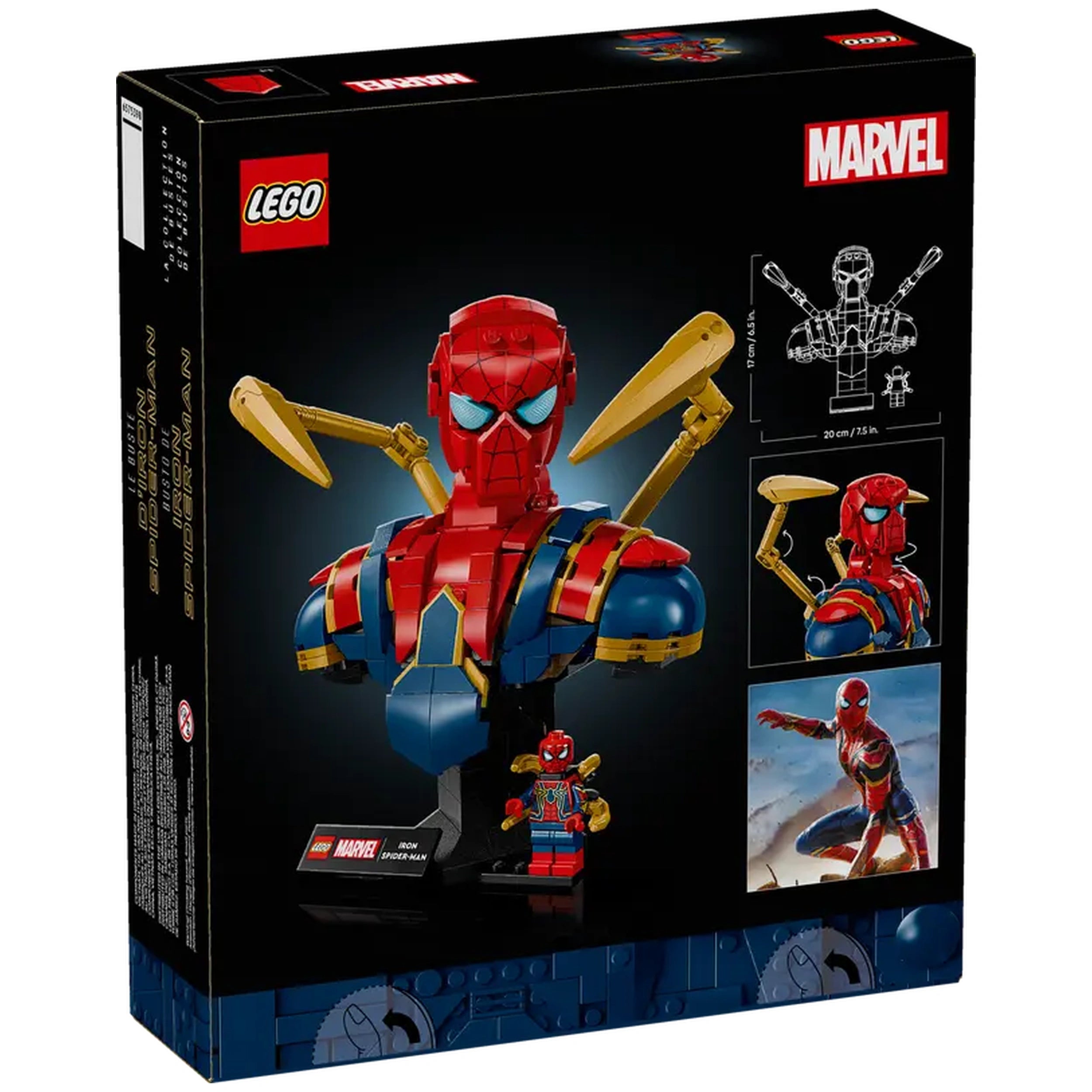 LEGO - Iron Spider-Man Bust - Action & Toy Figures
