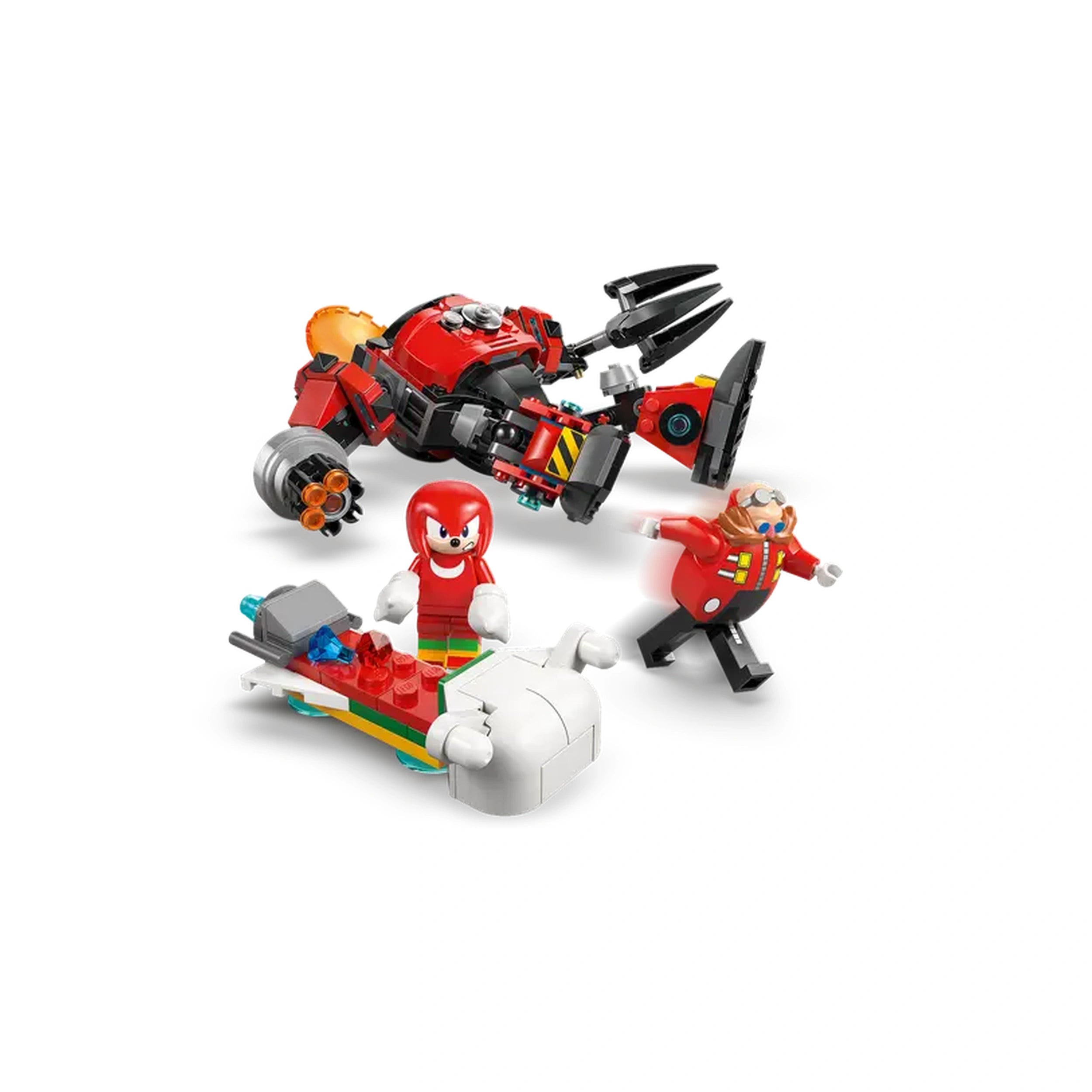 LEGO - Knuckles vs Dr Eggman Egg Crusher Mech - Action & Toy Figures