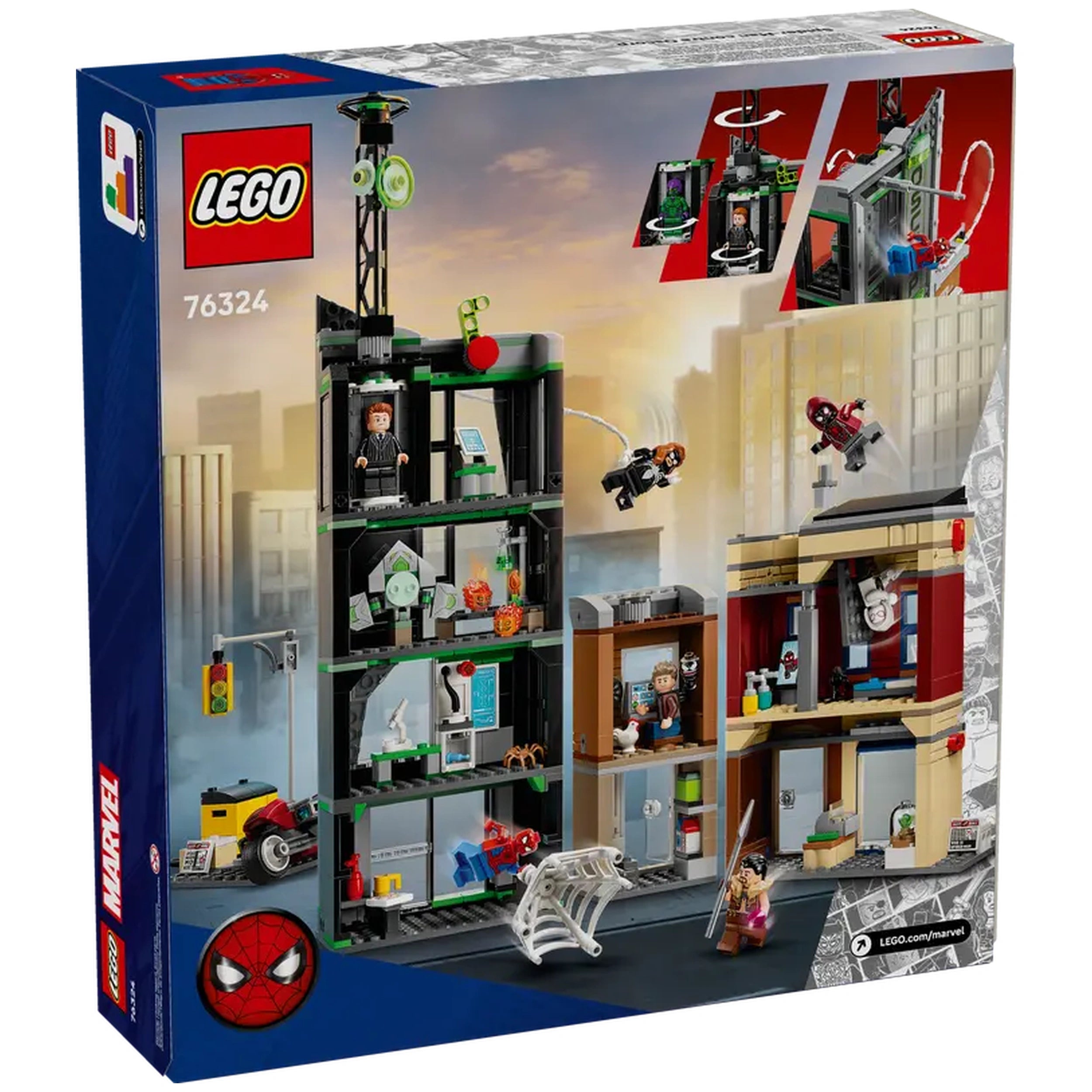 LEGO - Marvel-Spider-Man-vs-Oscorp-Construction-Set-Toys