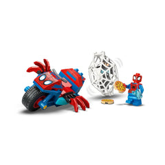 LEGO - Marvel Spidey sur sa moto contre Rhino - Ensemble de jouets de construction