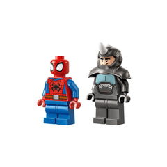 LEGO - Marvel Spidey sur sa moto contre Rhino - Ensemble de jouets de construction
