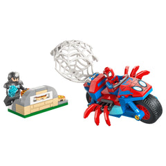 LEGO - Marvel Spidey sur sa moto contre Rhino - Ensemble de jouets de construction