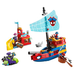 LEGO - Marvel Team Spidey Navire Pirate - Ensemble de Construction Jouets