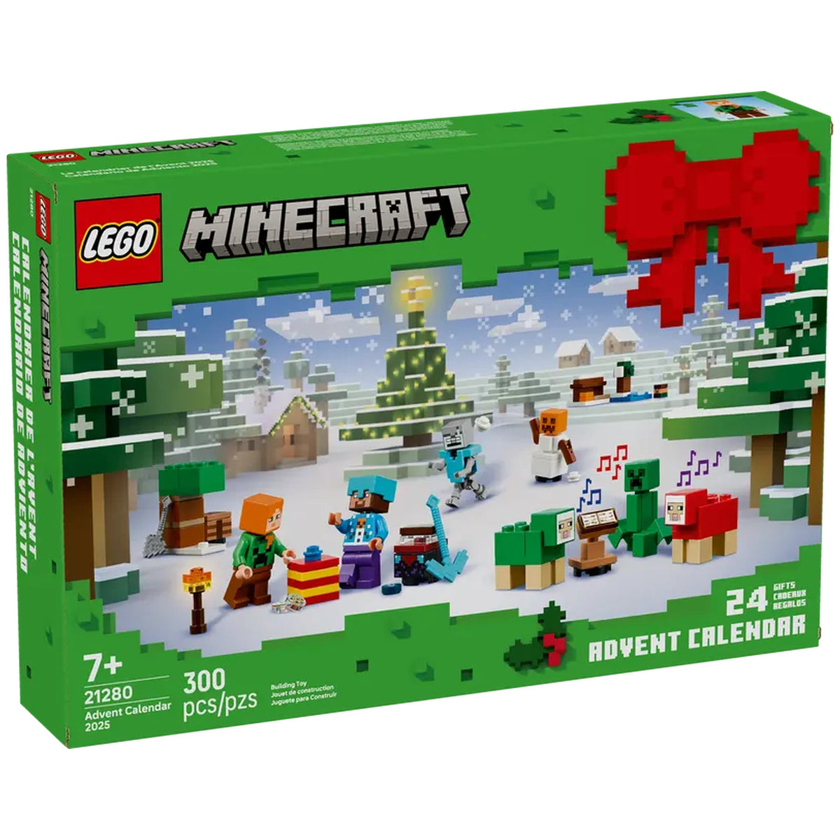 LEGO - Calendrier de l'Avent Minecraft 2025 - Figurines d'action et de jouets