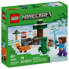 LEGO - L'Aventure de Steve dans la Taïga - Jouets de Construction
