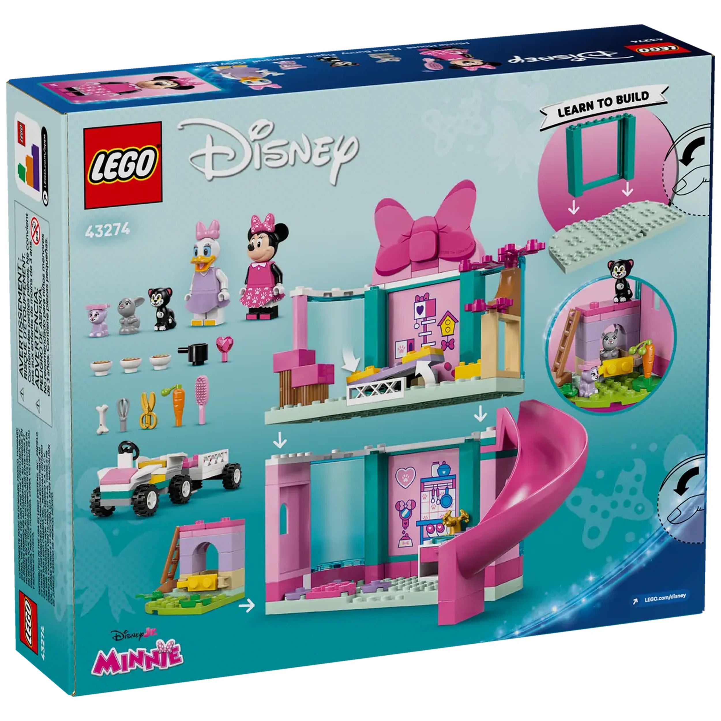 LEGO - L'Hôtel pour Animaux de Minnie - Jouets de Construction