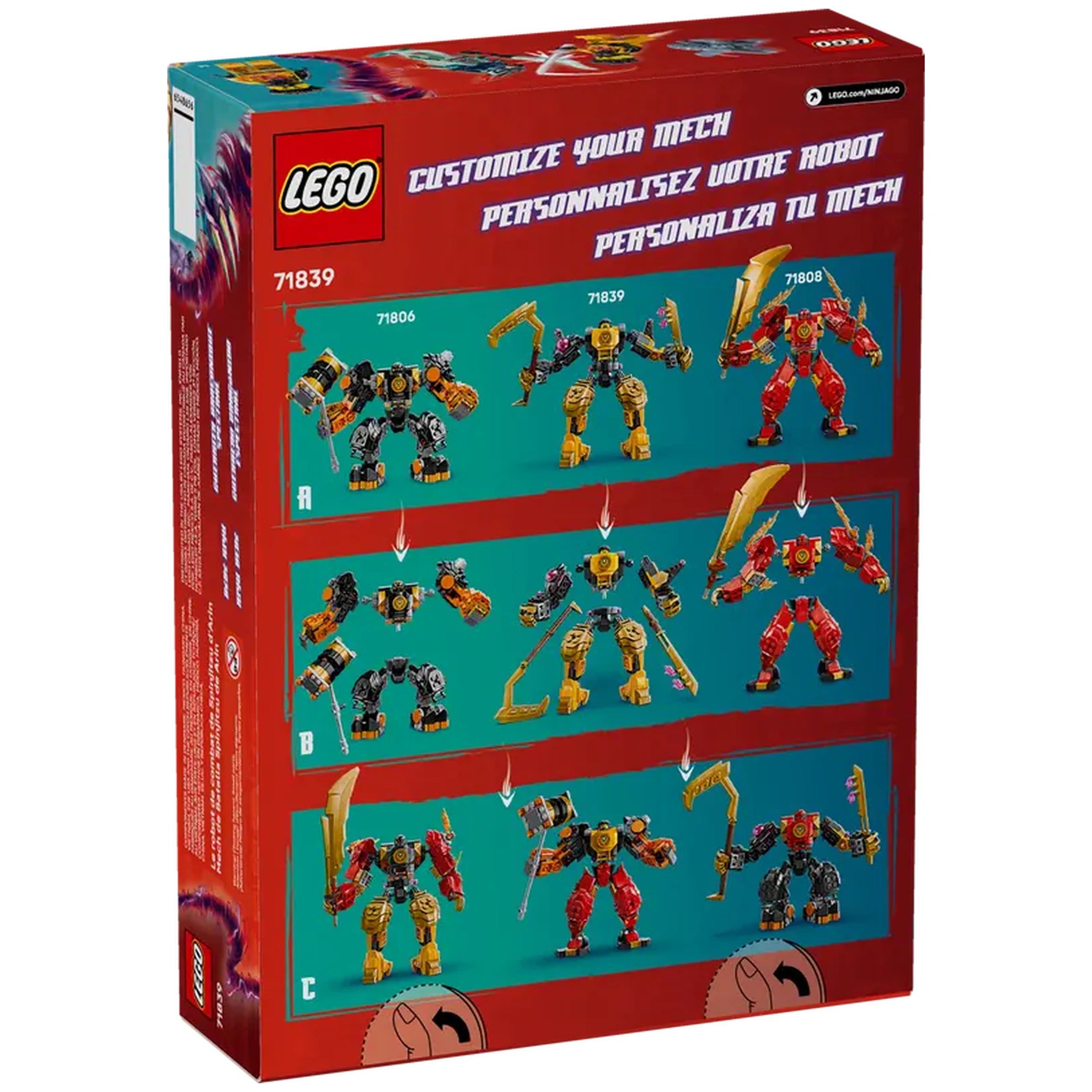 LEGO - NINJAGO Arin’s Spinjitzu Battle Mech - Action & Toy Figures
