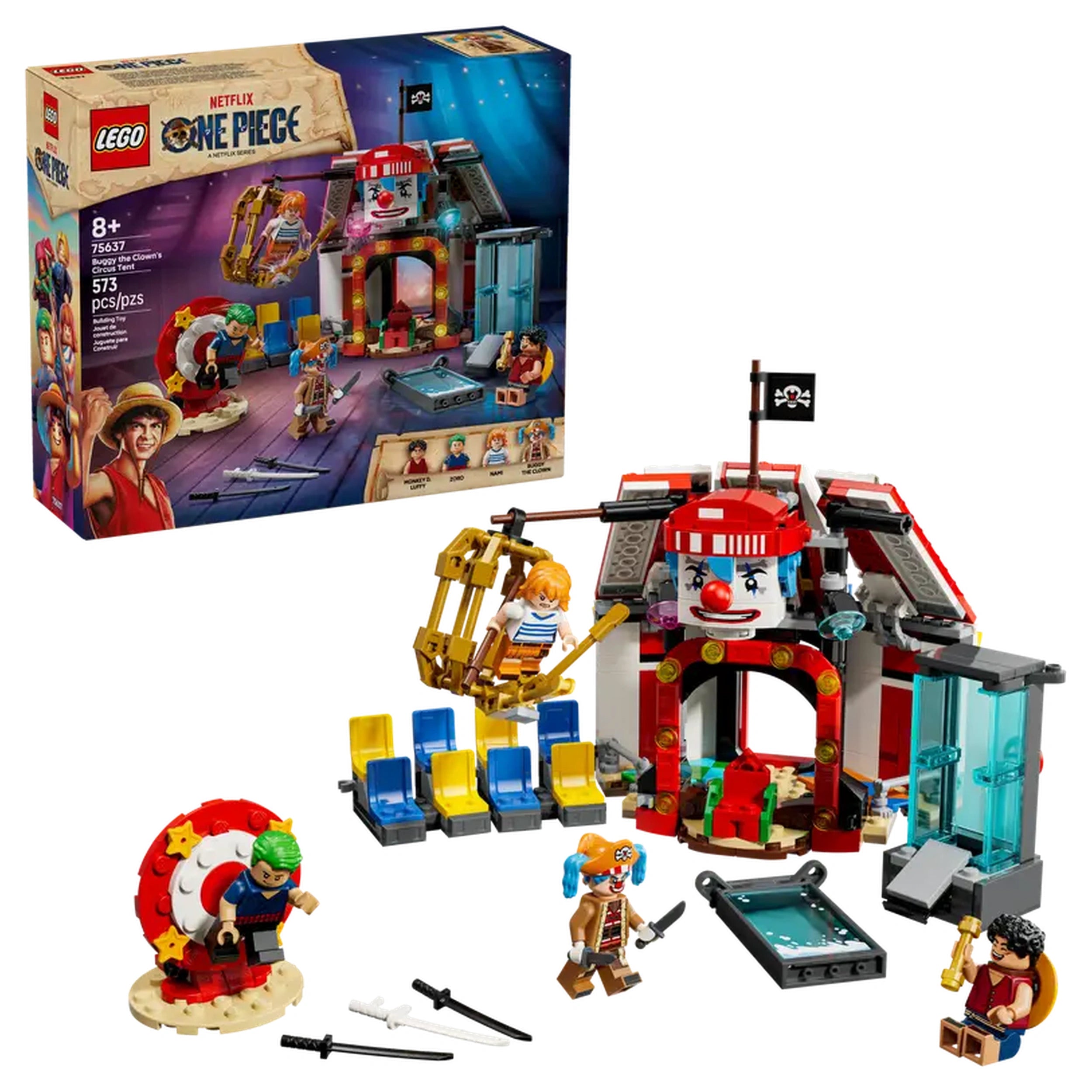 LEGO - Tente de cirque de Buggy le Clown - Ensemble de construction Jouets