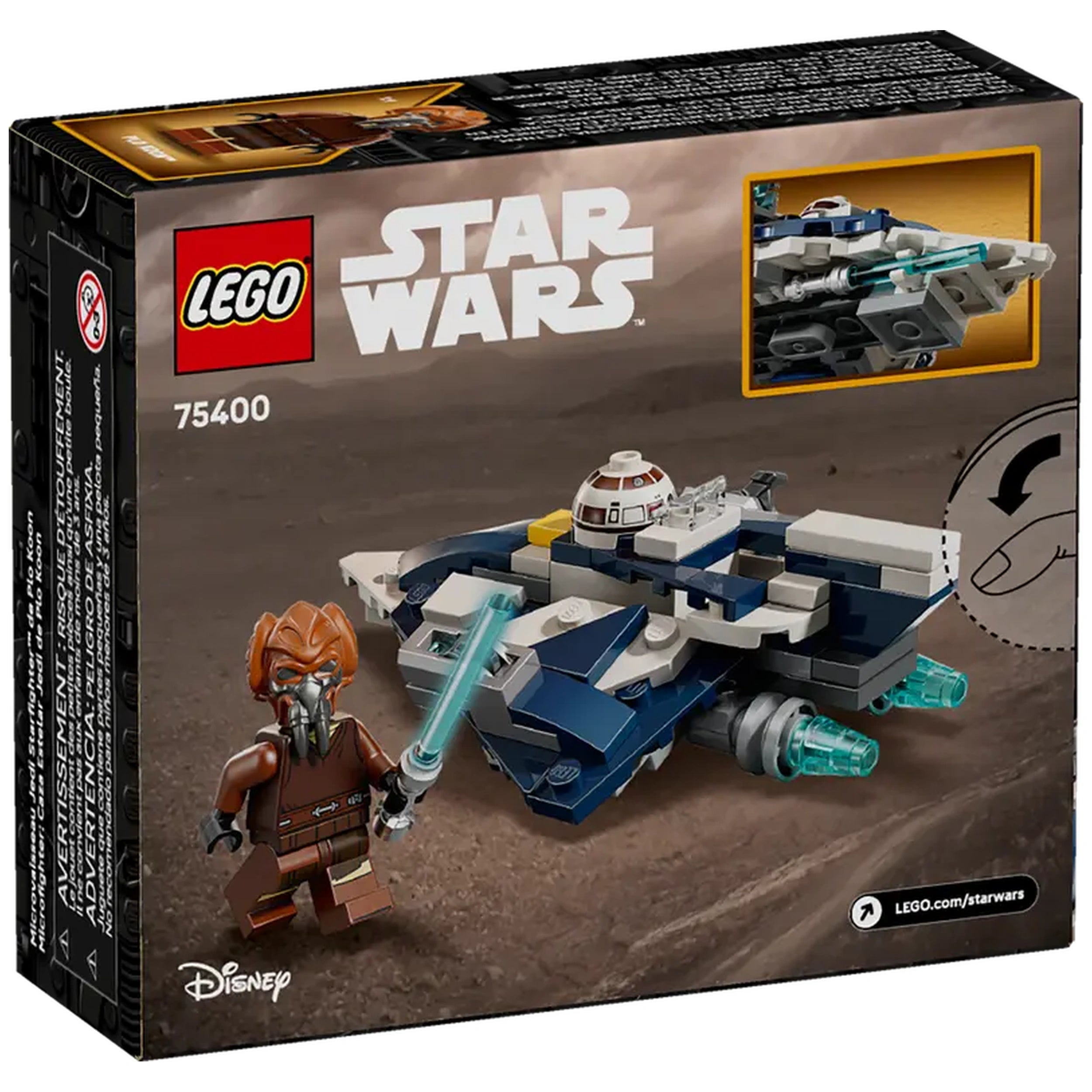 LEGO - Plo Koon's Jedi Starfighter Microfighter - Action & Toy Figures