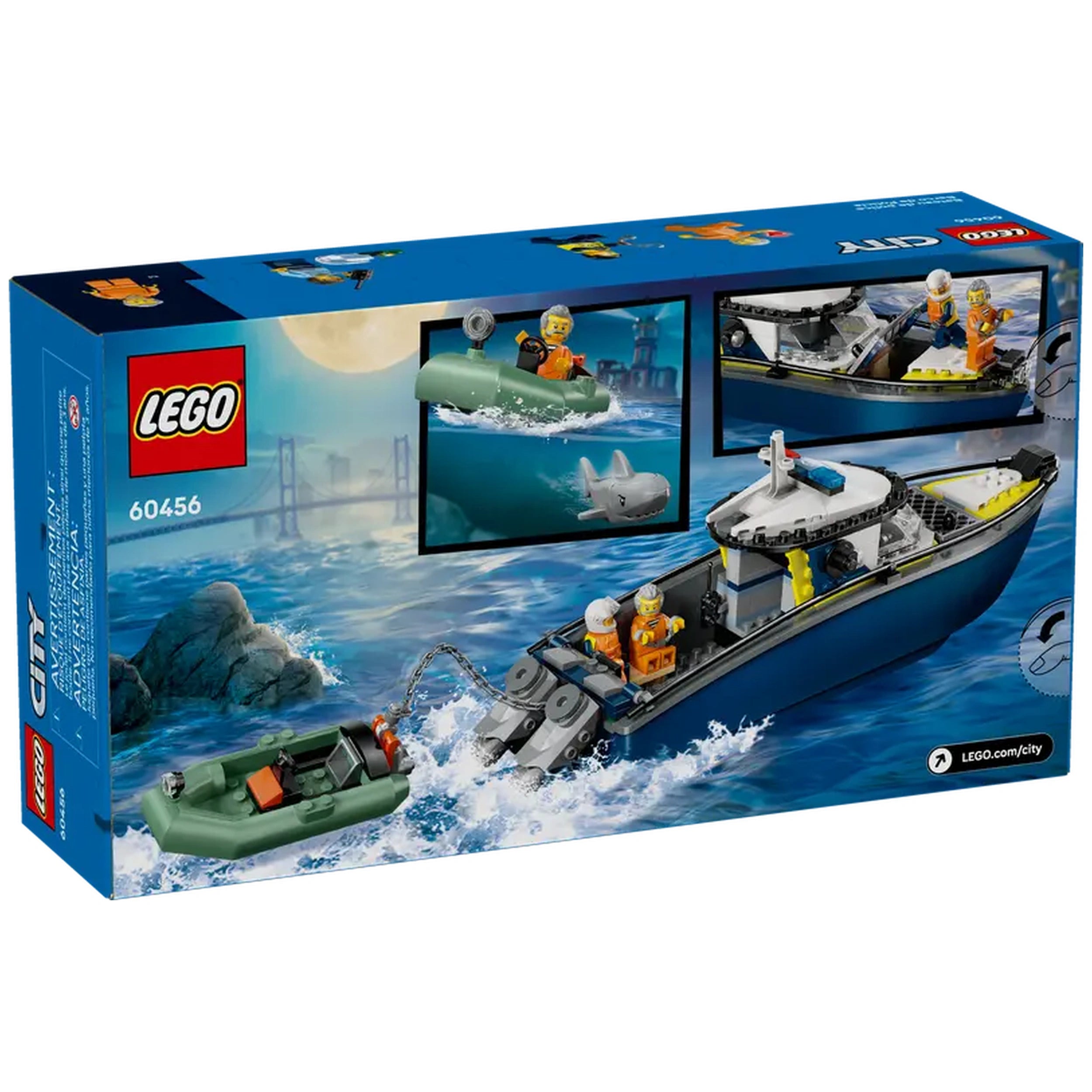 LEGO - Police Boat Chase - Construction Set Toys