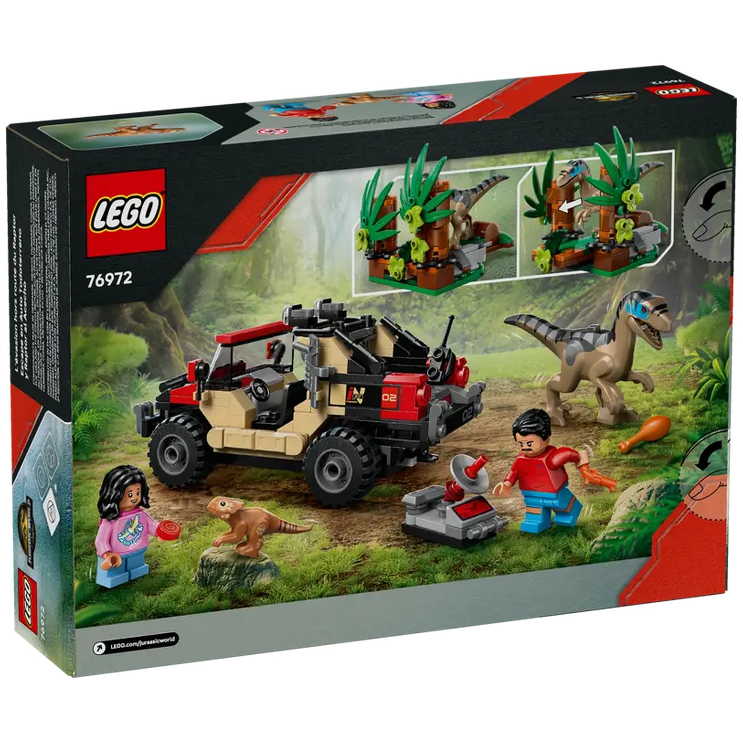 LEGO - Évasion Tout-Terrain Raptor - Action et Figurines de Jouet