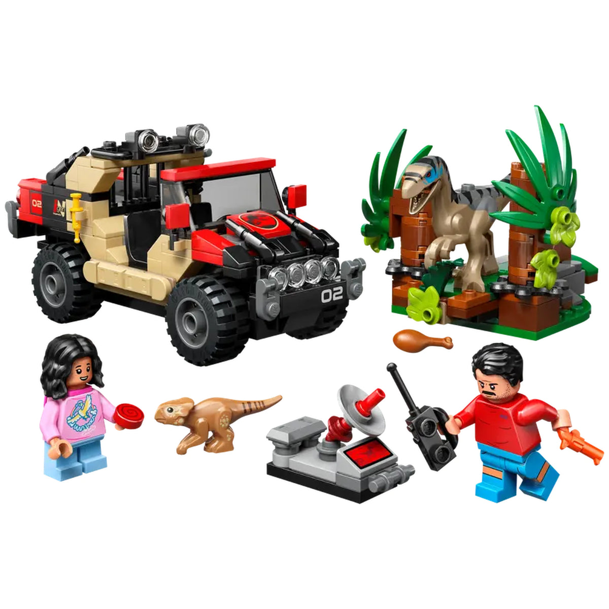 LEGO - Évasion Tout-Terrain Raptor - Action et Figurines de Jouet