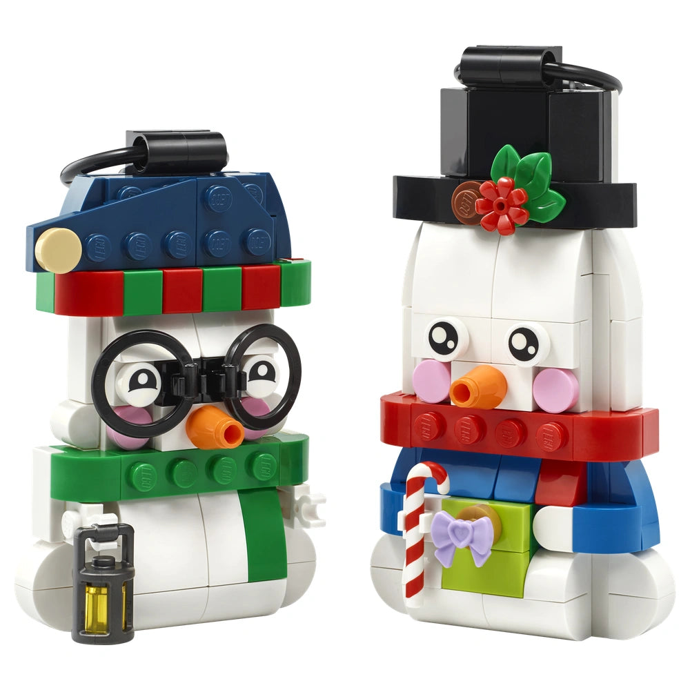 LEGO - Seasons Snowman Ornaments - Construction Set Toys 168 Pcs Age +6 - 40812