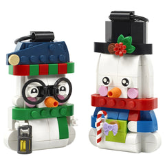 LEGO - Seasons Snowman Ornaments - Construction Set Toys 168 Pcs Age +6 - 40812