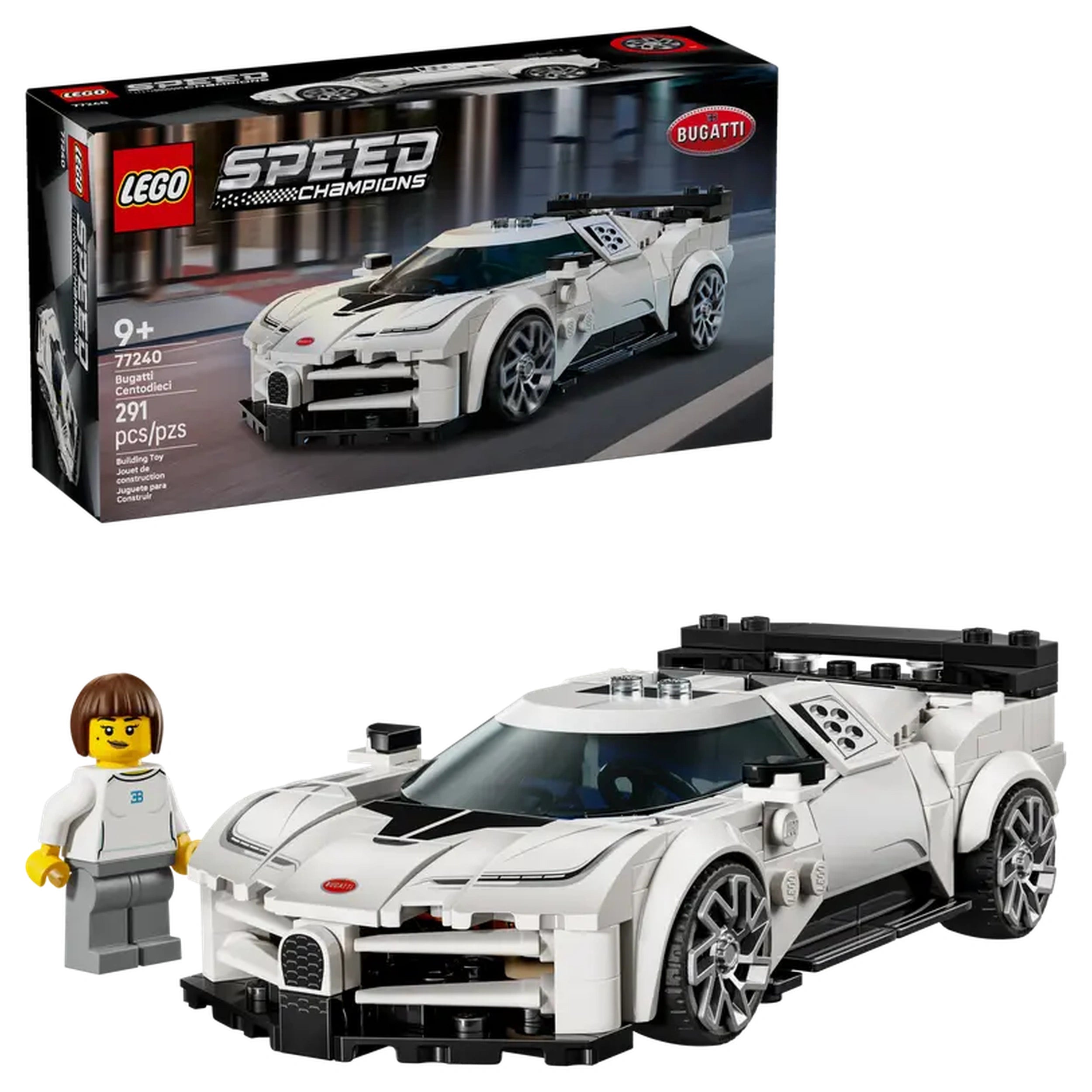 LEGO - Speed Champions Bugatti Centodieci Hyper Sports Car - Action & Toy Figures
