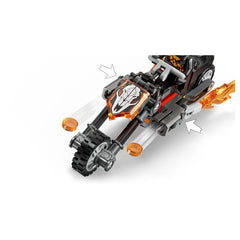 LEGO - Super Héros Spider-Man contre Ghost Rider Moto - Jouets de construction