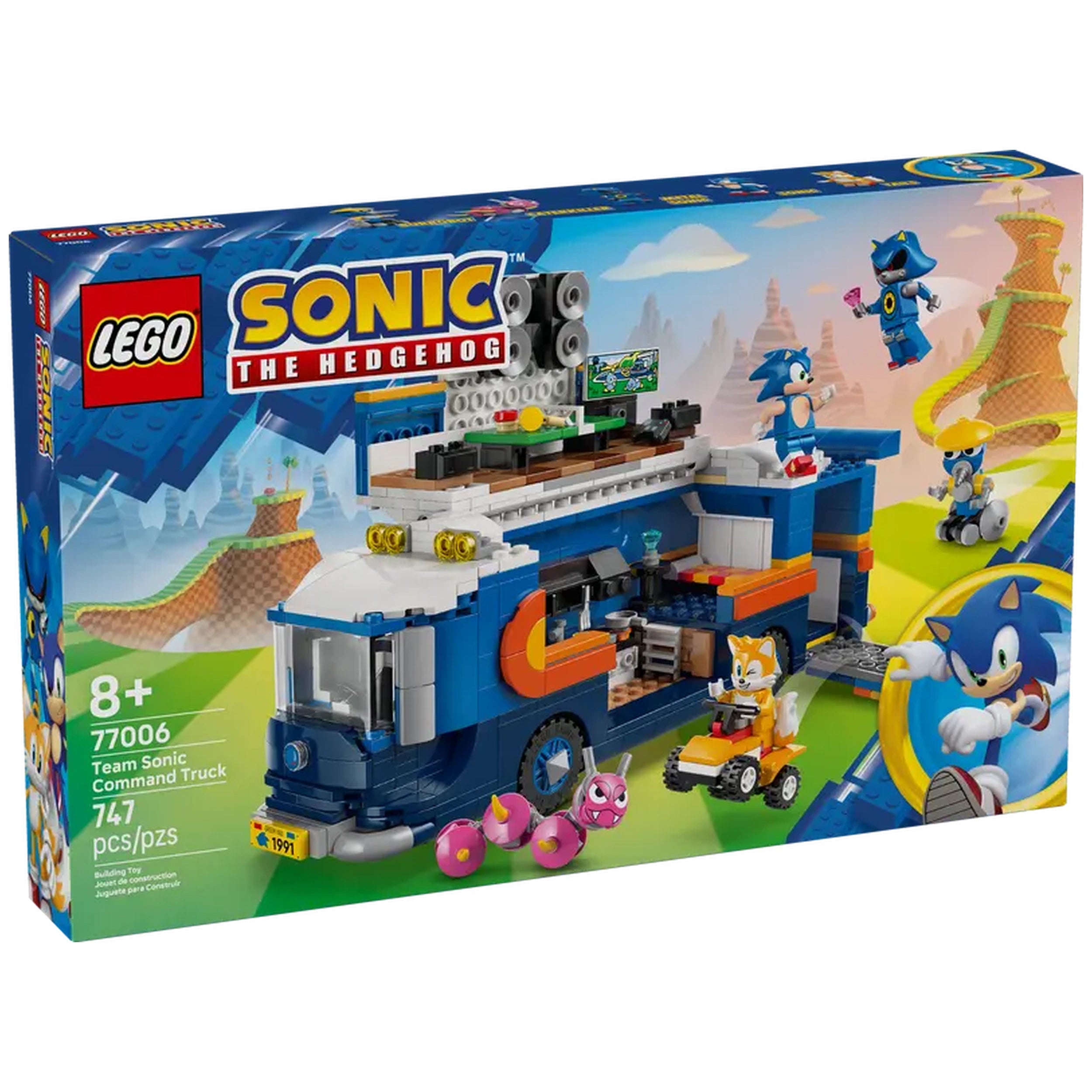 LEGO - Camion de Commandement de l'Équipe Sonic - Figurines d'Action et de Jouets