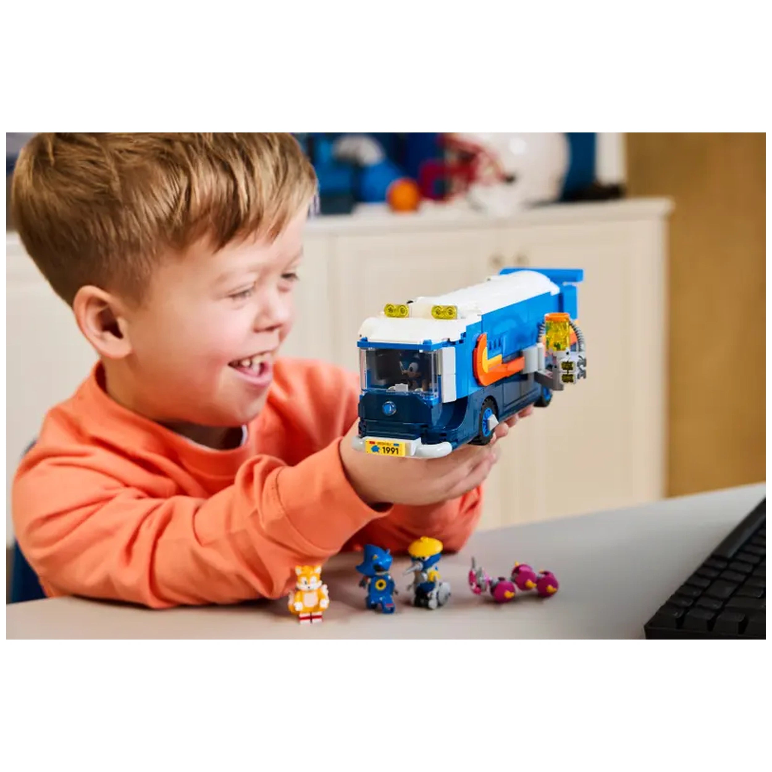 LEGO - Camion de Commandement de l'Équipe Sonic - Figurines d'Action et de Jouets