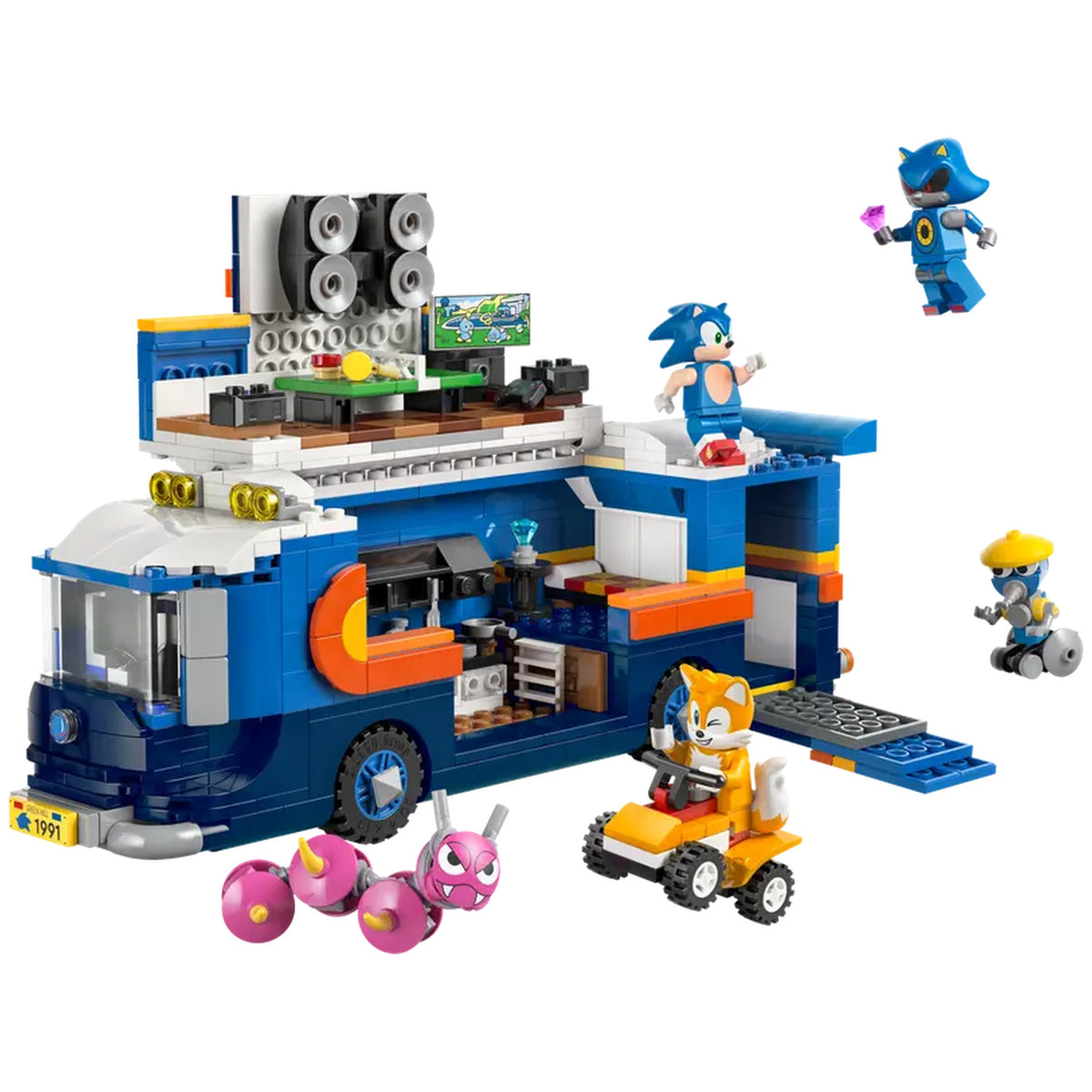 LEGO - Camion de Commandement de l'Équipe Sonic - Figurines d'Action et de Jouets