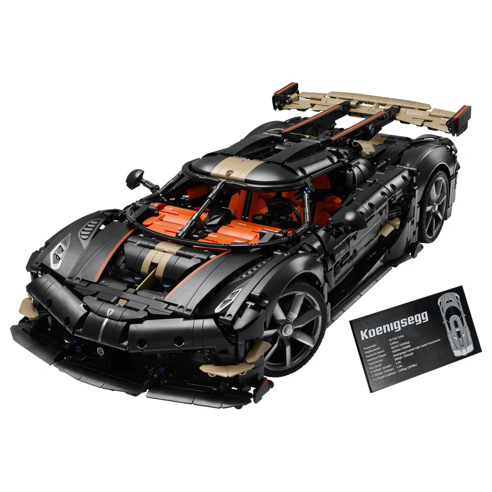 LEGO - Technic Koenigsegg Sadair's Spear Megacar - Construction Set Toys 4104 Pcs Age +18 - 42232