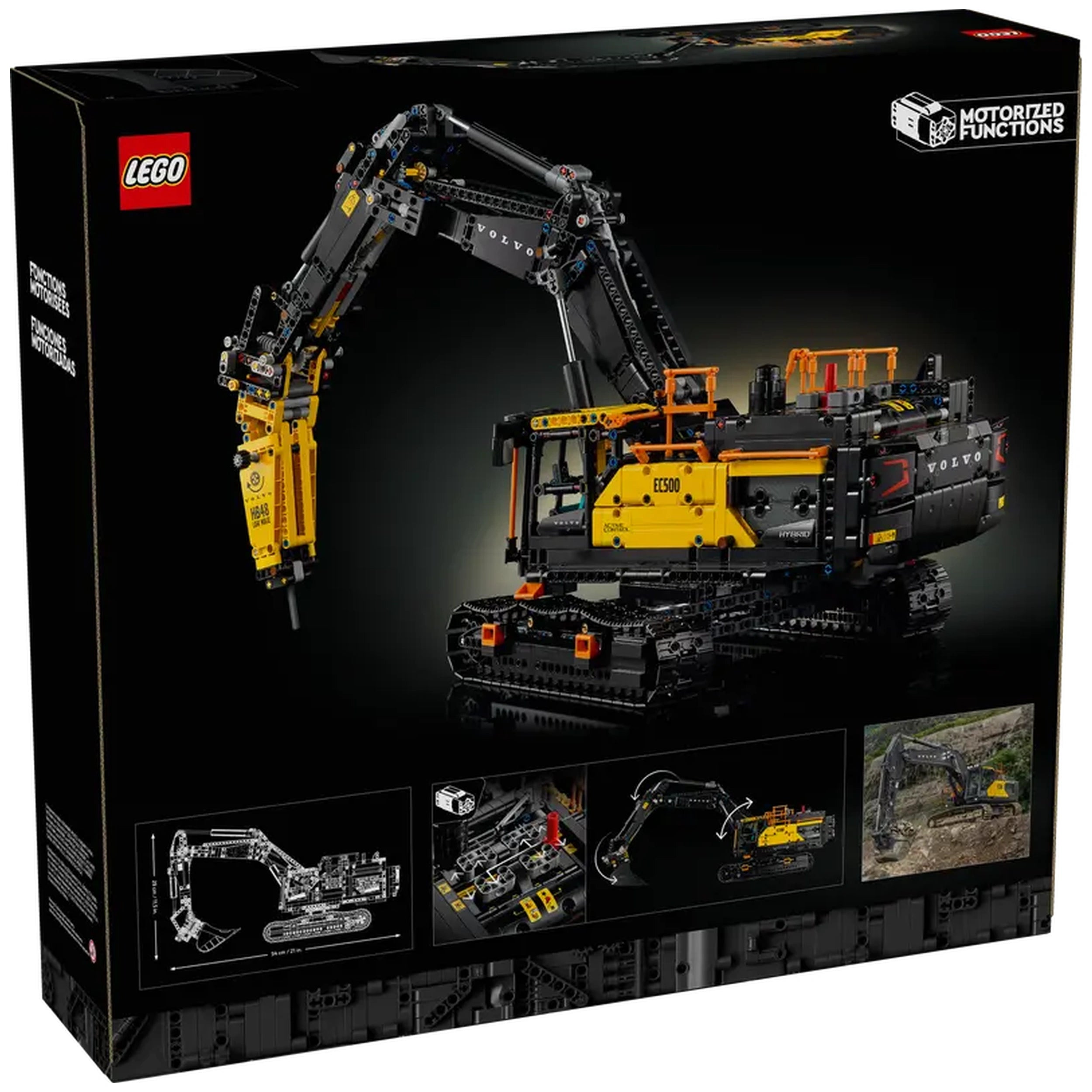 LEGO - Technic Volvo EC500 Excavatrice Hybride - Jouets de Construction