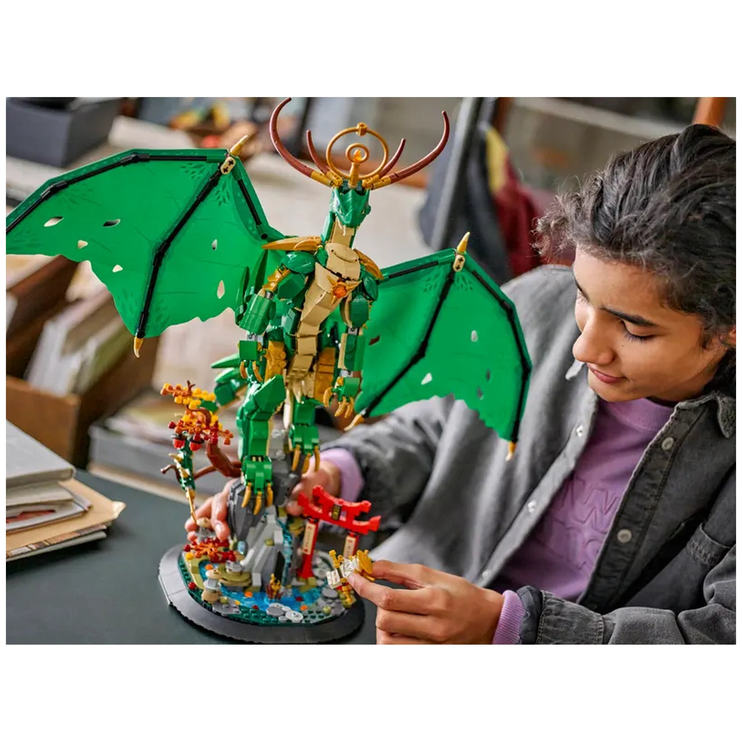 LEGO - Le Dragon Gardien - Figurines d'Action et de Jouets