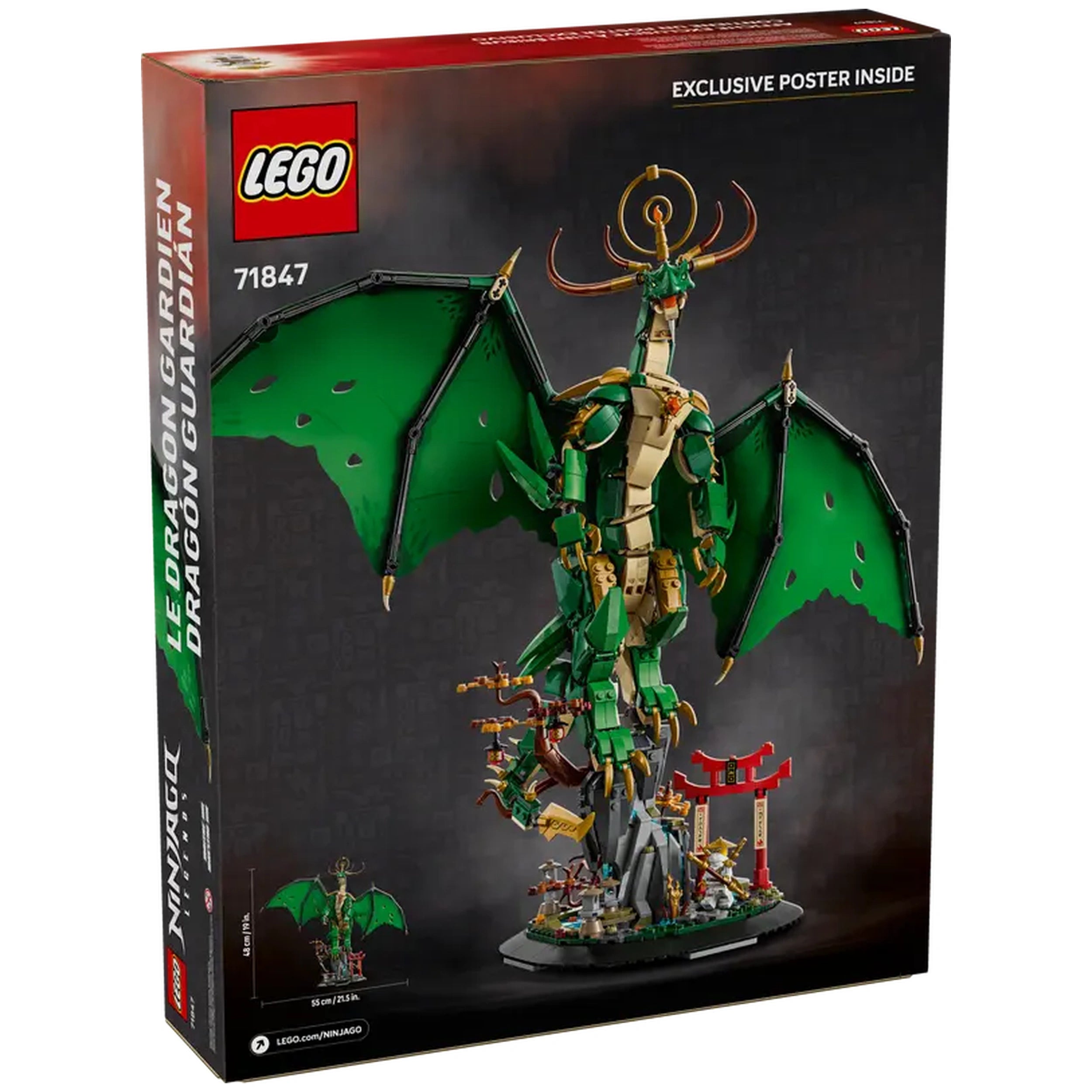 LEGO - Le Dragon Gardien - Figurines d'Action et de Jouets
