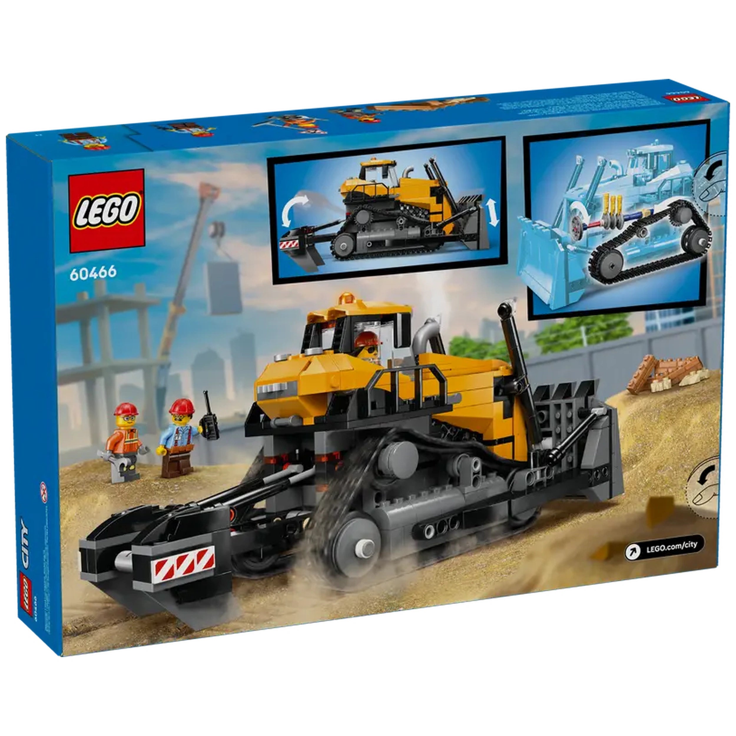 LEGO - Yellow Bulldozer - Construction Set Toys