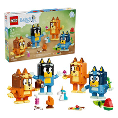 LEGO - Bluey Brick - Ensemble de Construction de la Famille Bluey - +5 - 72011217