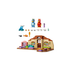 LEGO - École Bluey avec Rusty et Bluey - Jouets de Construction - +4 - Cadeau - 72011221