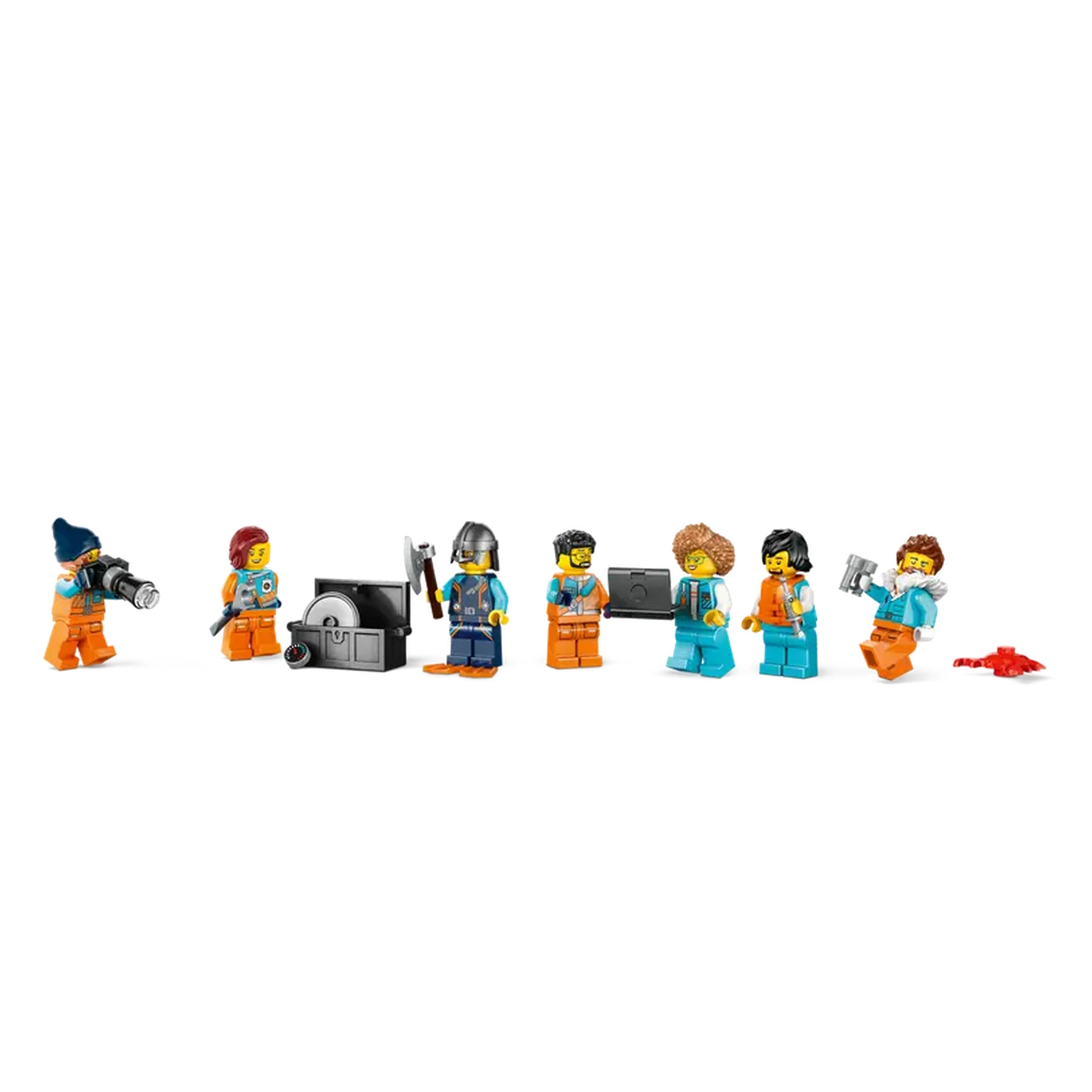 Lego - City - Bateau d'exploration arctique - Ensemble de construction Jouets