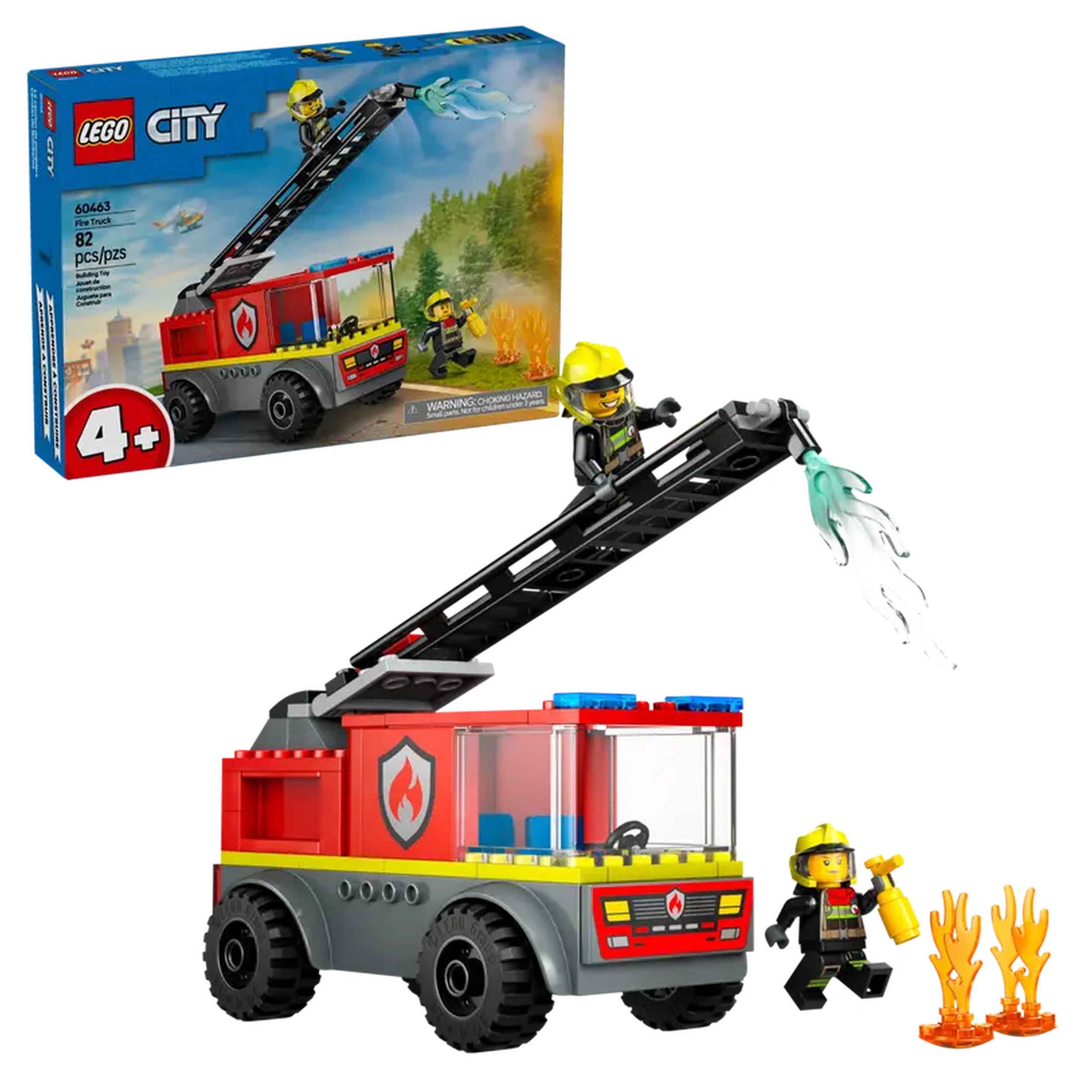 Lego - City - Camion de pompier - Ensemble de construction Jouets