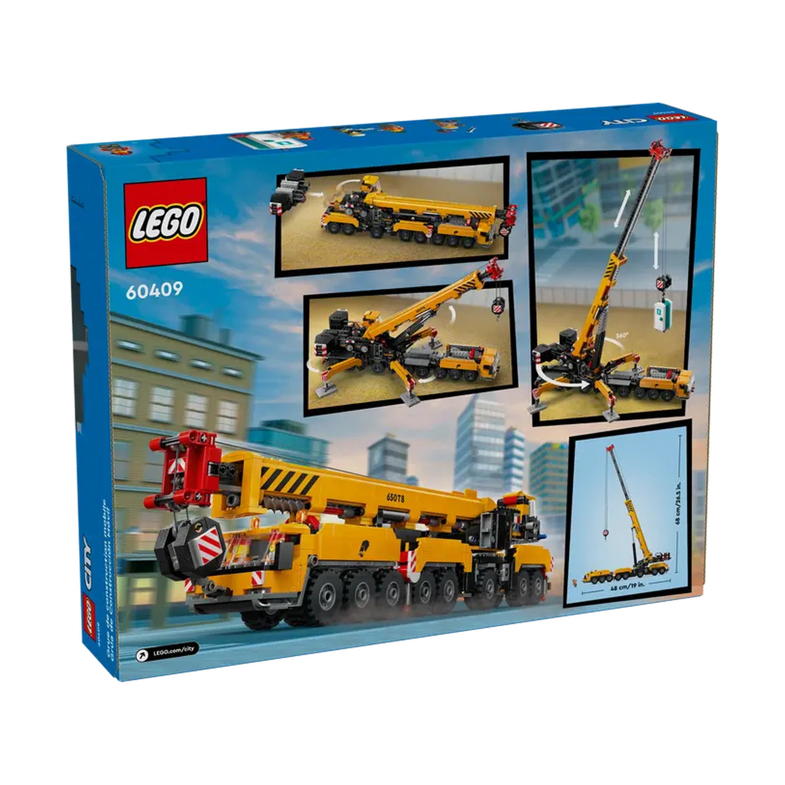 Lego - City - Grue de Construction Mobile - Jouets de Construction