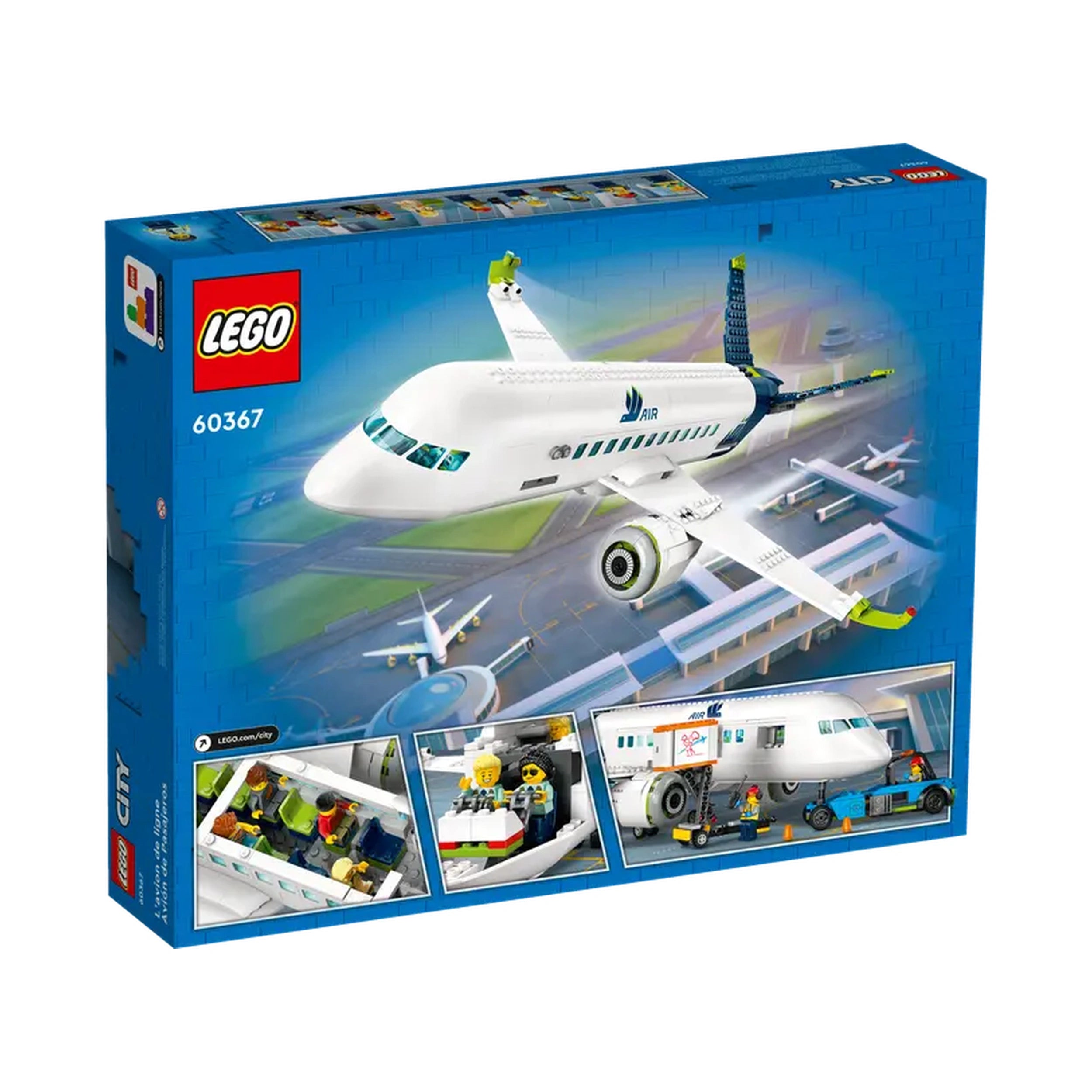 Lego - City - Avion de passagers - Ensemble de construction Jouets