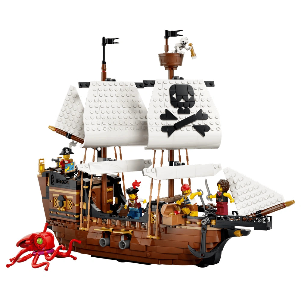 LEGO - Creator 3 En 1 Bateau Pirate Iconique - Jouets de Construction - +9 - Aventure - 72031387