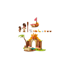 LEGO - Maison & Bateau de Village Disney Moana - Jouets de Construction - +4 - Idée Cadeau - 72043282