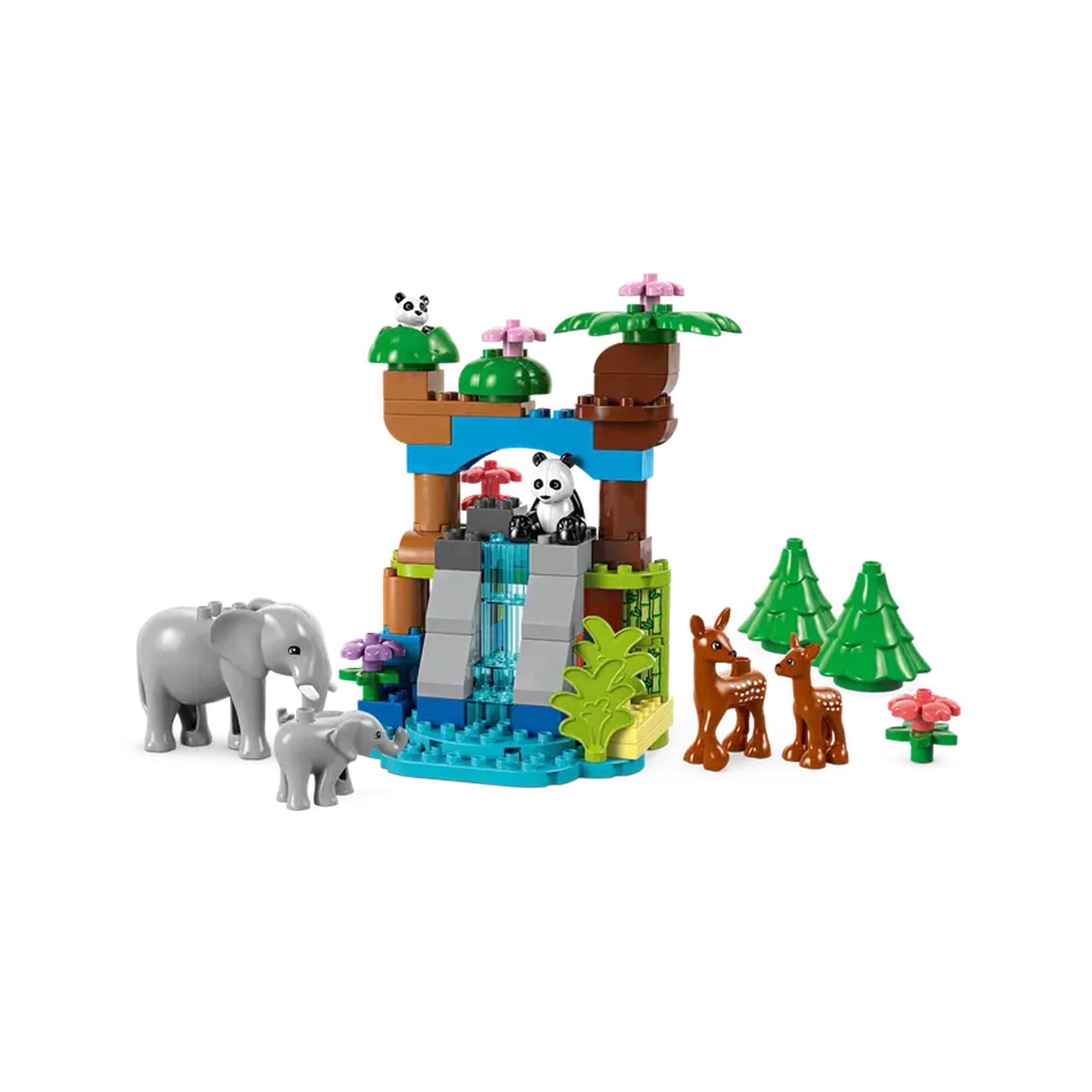 Lego - Duplo - 3en1 Familles d'Animaux Sauvages - Jouets de Construction