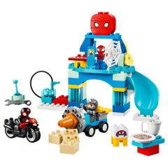 LEGO - Duplo Marvel Team Spidey Webquarters - Jouets de Construction - 2+ ans - 72010464