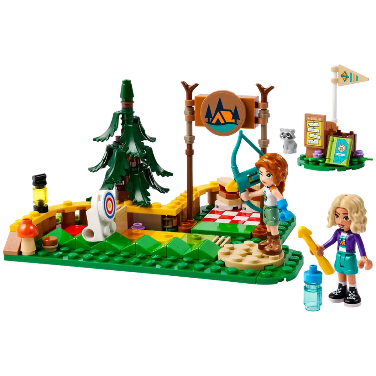 Lego - Friends - Camp d'Aventure - Zone de Tir à l'Arc - Ensemble de Jouets de Construction