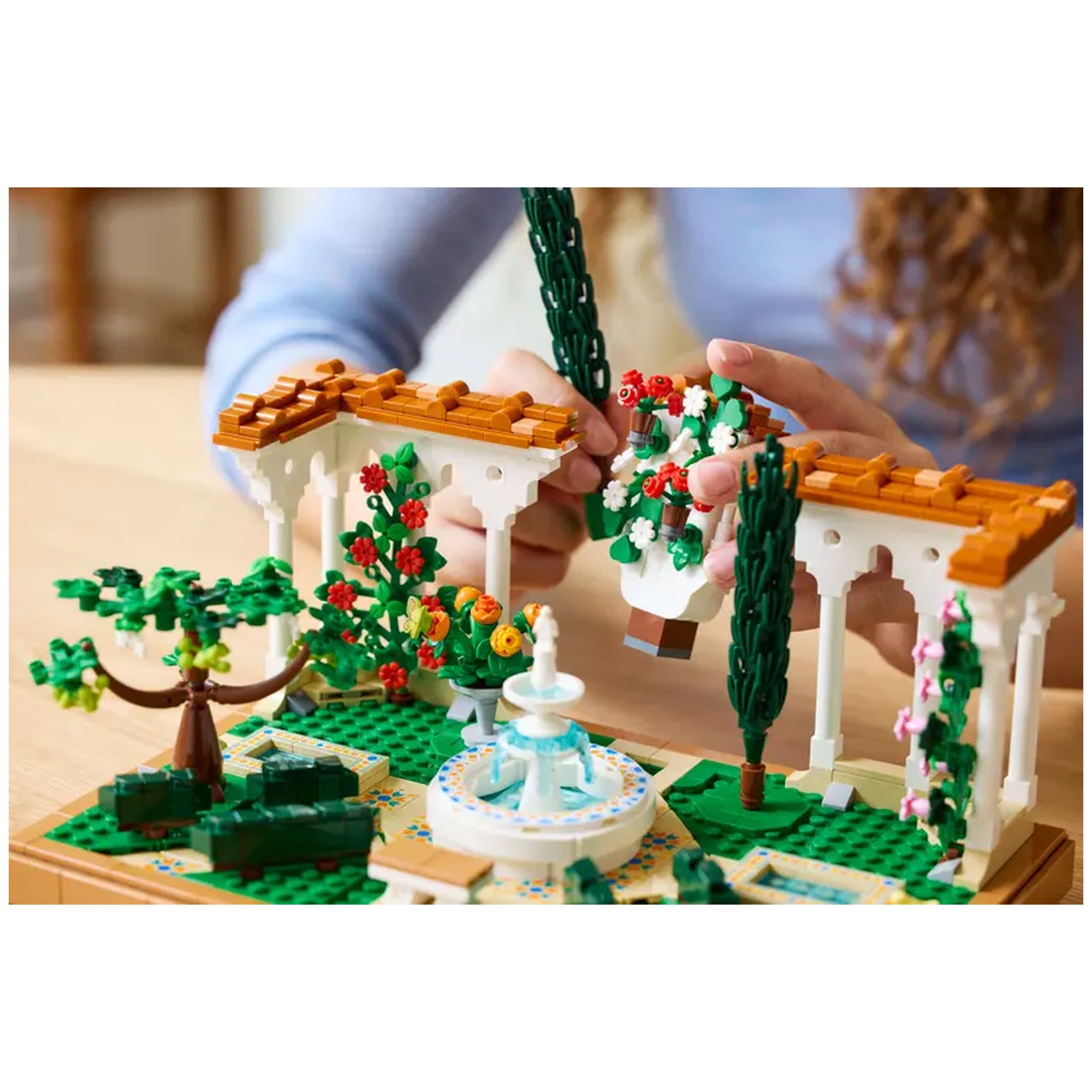 Lego - Icons - Jardin de la Fontaine - Ensemble de Construction Jouets