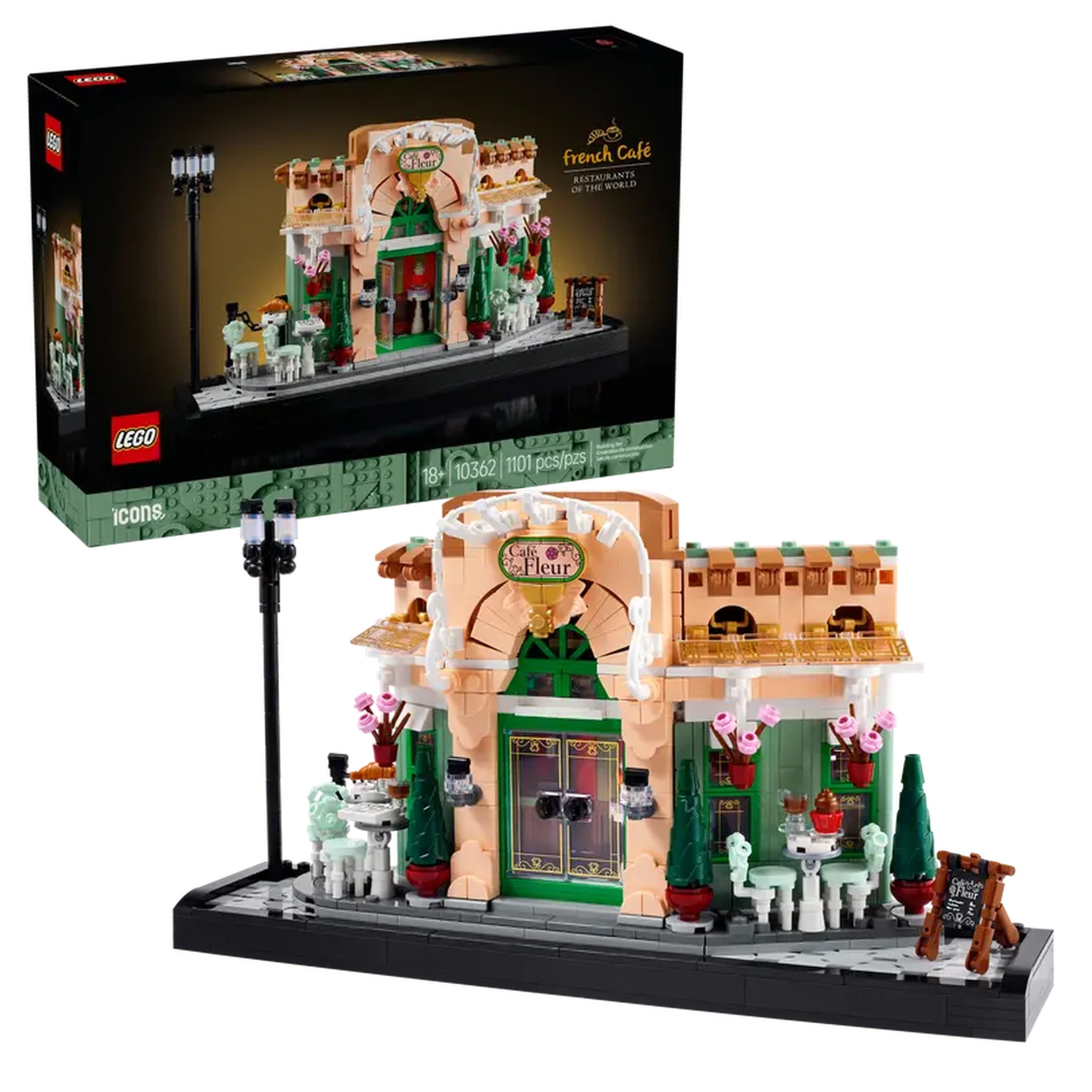 Lego - Icons - Café Français - Ensemble de Construction Jouets