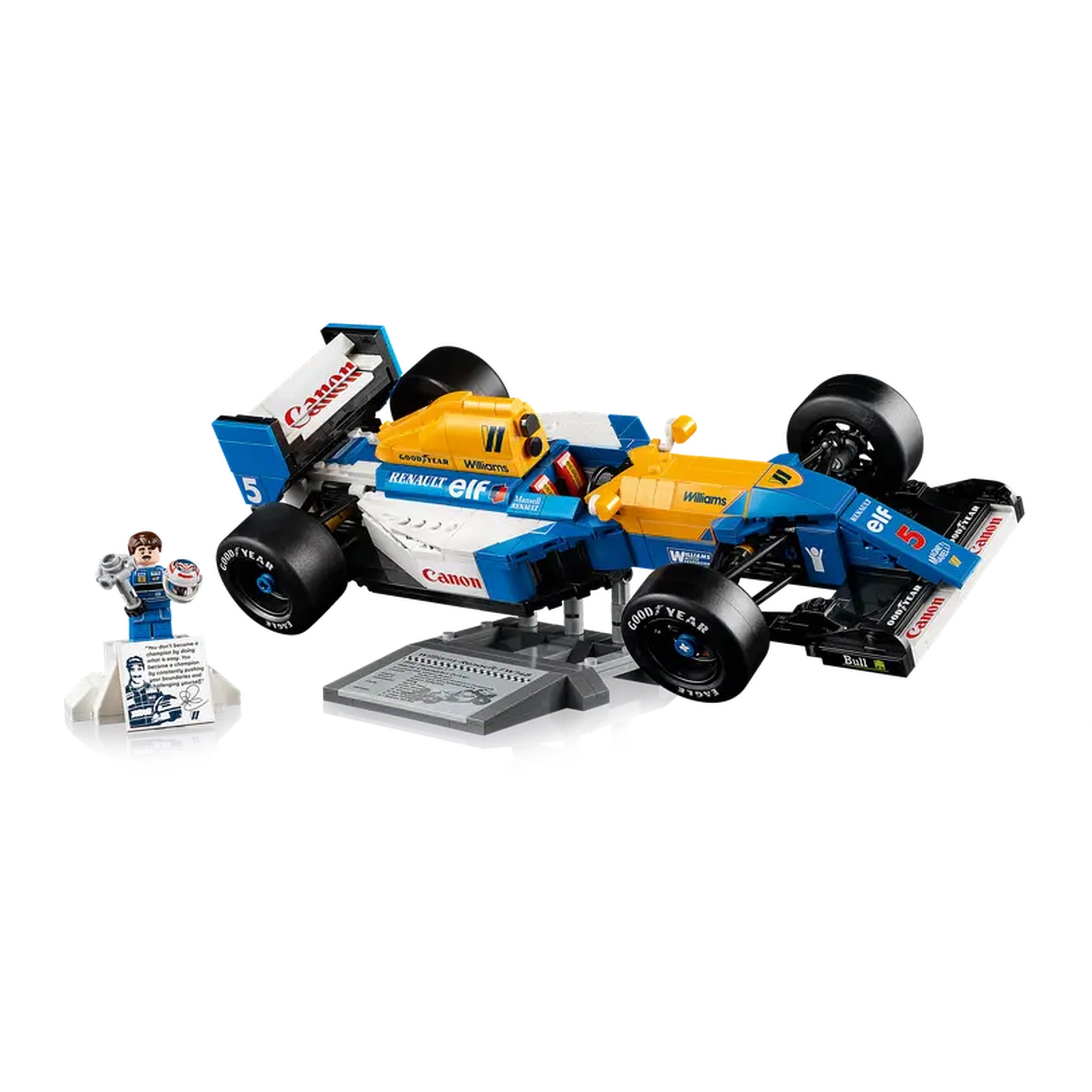 Lego - Icons - Williams Racing FW14B & Nigel Mansell - Ensemble de construction Jouets